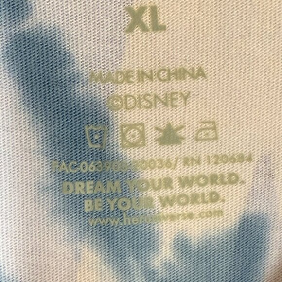 Disney Spirit Jersey Stitch Ohana Tie Dye Long Sleeve Shirt XL - Picture 8 of 9